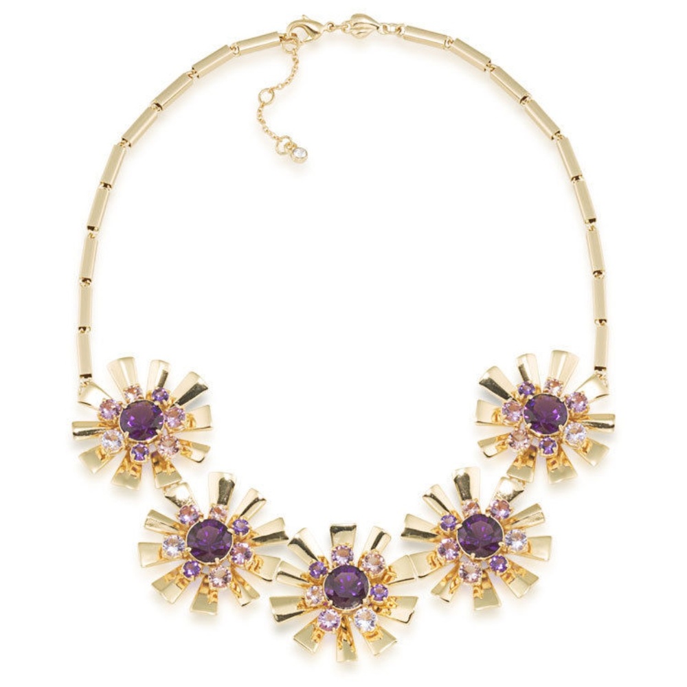 Carolee Flower District Amethyst Starburst Flower